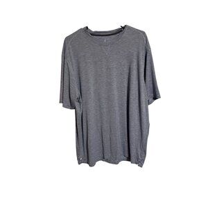 Johnnie O Collection Mens Heather Gray Perfromance Short Sleeve Shirt XL